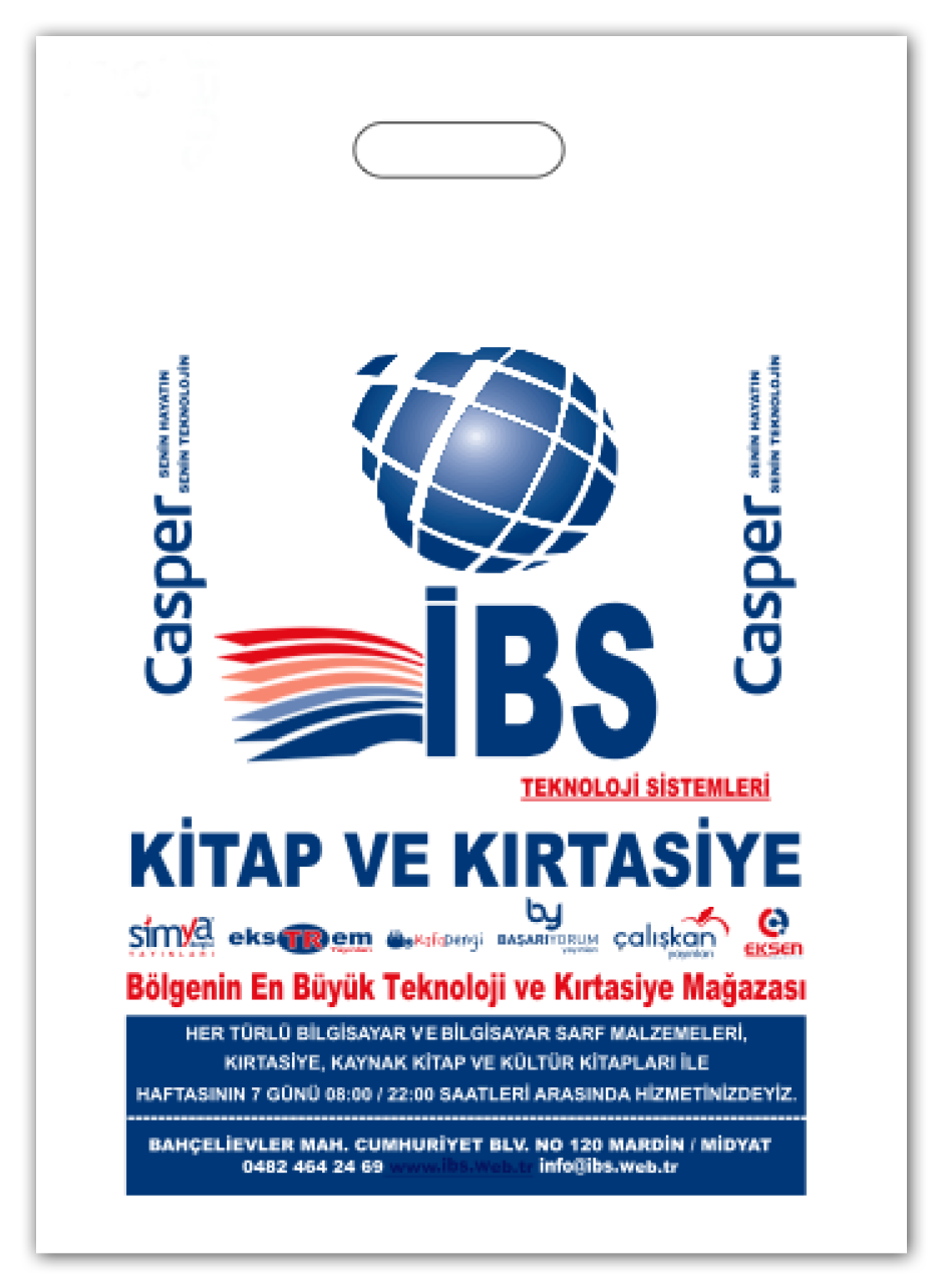 Baskılı poşet ibs kırtasiye