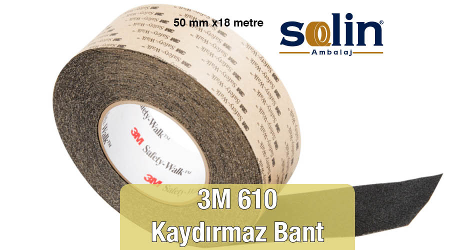 3m 610 50 mm x 18 mt Kaydırmaz Bant