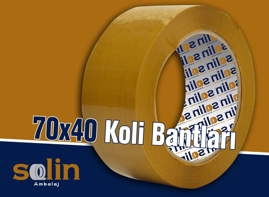 70x40 Koli Bantları 70 mm veya 7 cm genişlikte