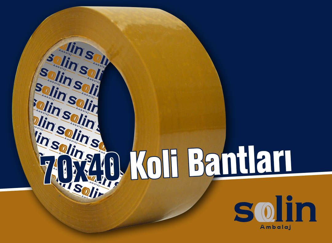 70x40 Koli Bantları 70 mm veya 7 cm genişlikte