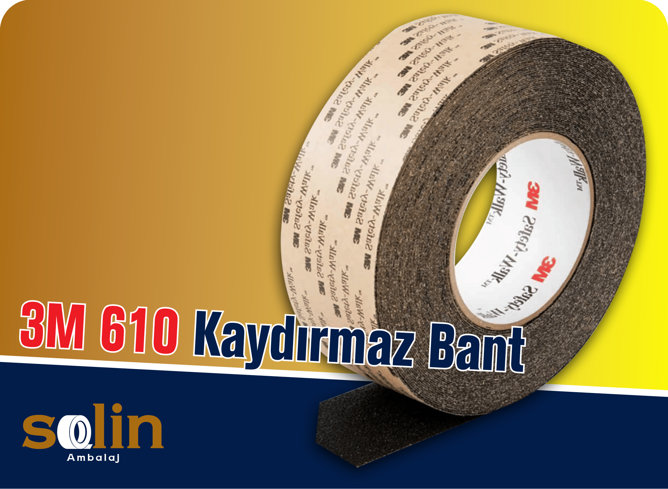 3M 610 Kaydırmaz Bant Safety Walk