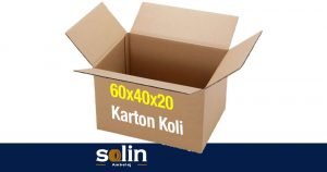 Solin Ambalaj 60x40x20 Karton Koli