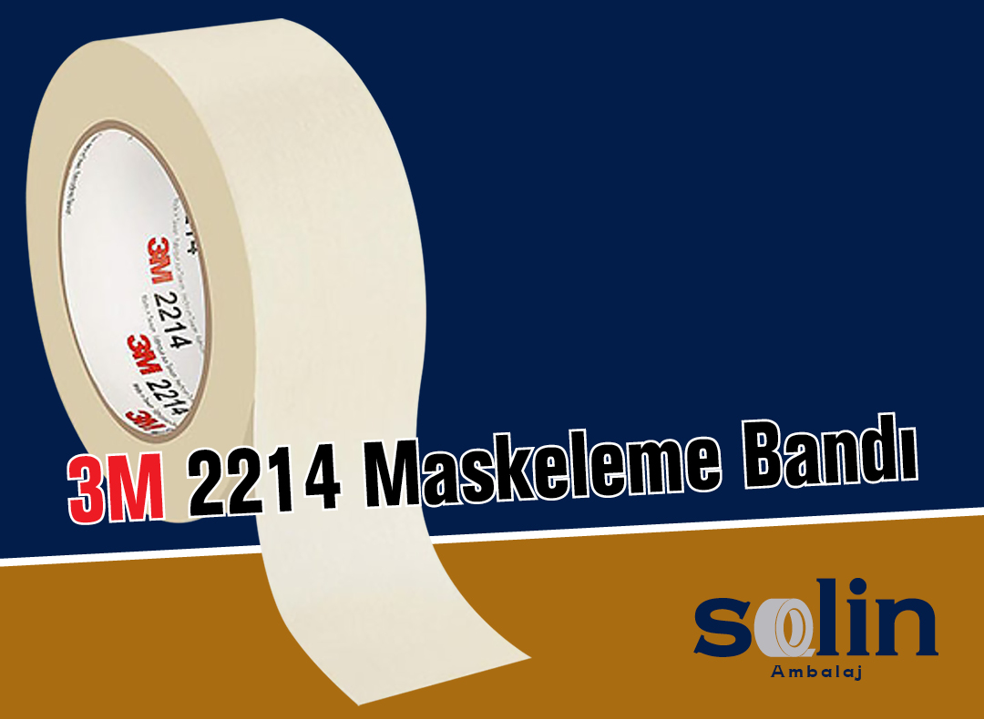 Solin Ambalaj 3M 2214 Maskeleme Bandı Perpa