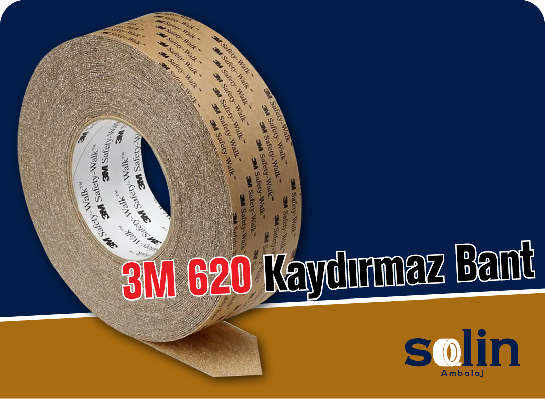 Solin Ambalaj 3M 620 Kaydırmaz Bant Perpa
